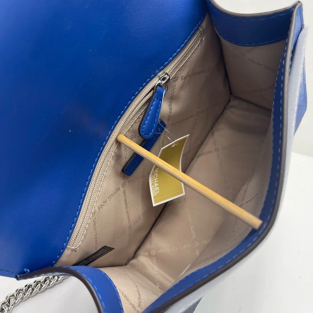 Michael Kors Greenwich Sm Ombré Color-Block Signature Logo Flap Crossbody XBODY - Picture 9 of 16